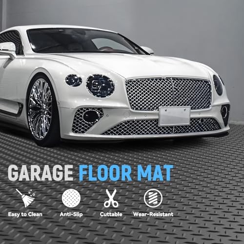 Garage Floor Mat, 2.8mm Thickened PVC Flooring Roll for Under Car, 4×30 FT Gray