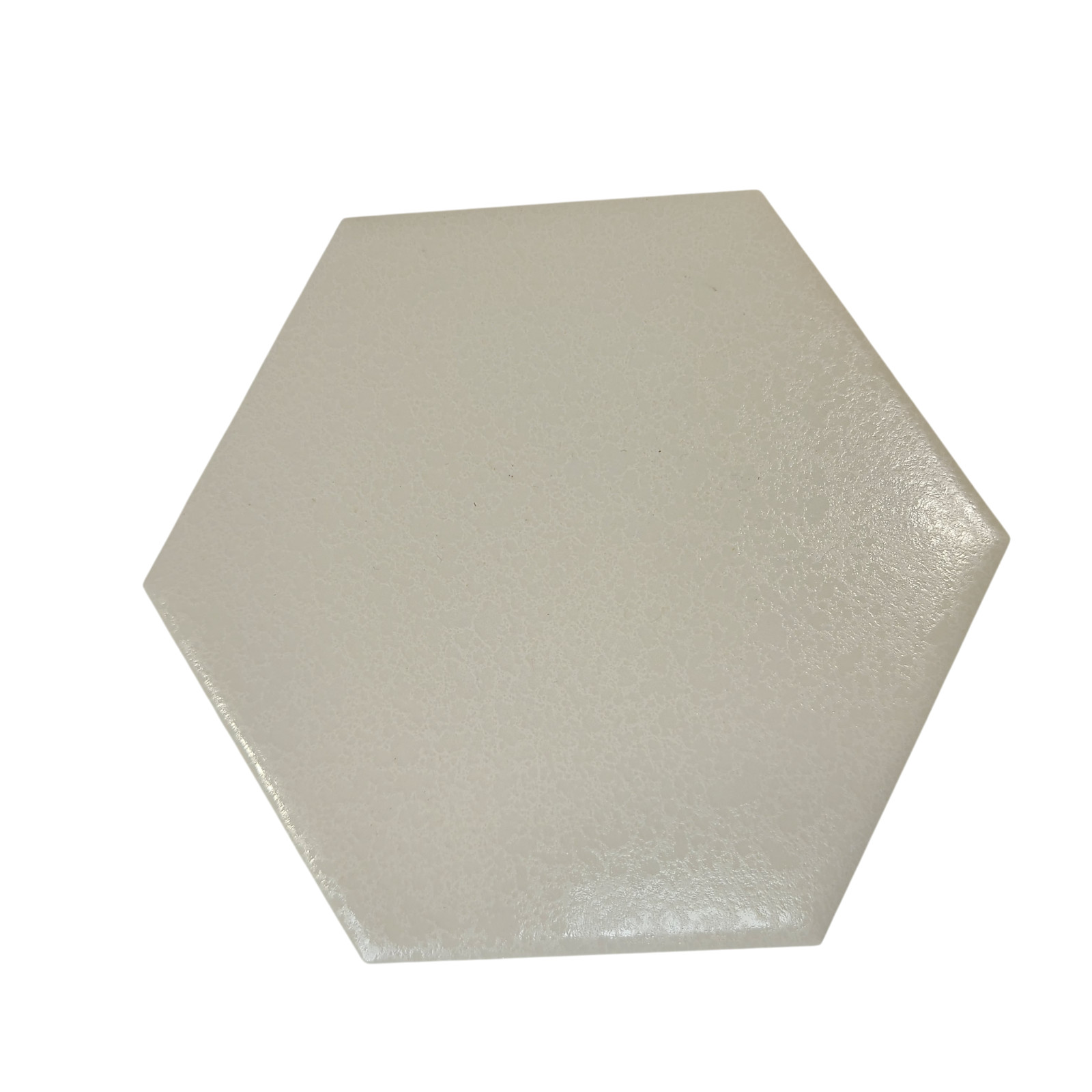 Beige Bone Almond Ceramic Tile Hexagon FT Subway Vintage Mid Century Crystalline