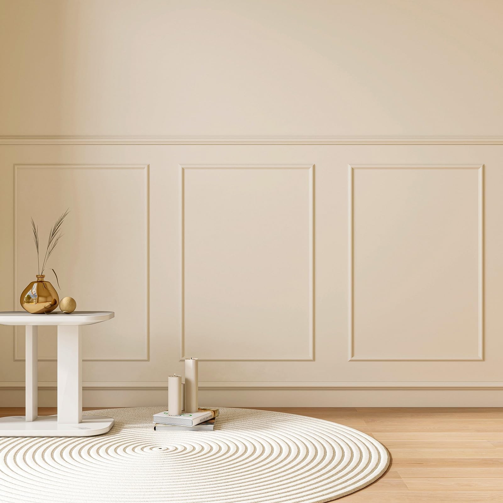 3 Set Accent Wall Molding Kit Premade Wainscoting Panels Wall Molding Peel an…