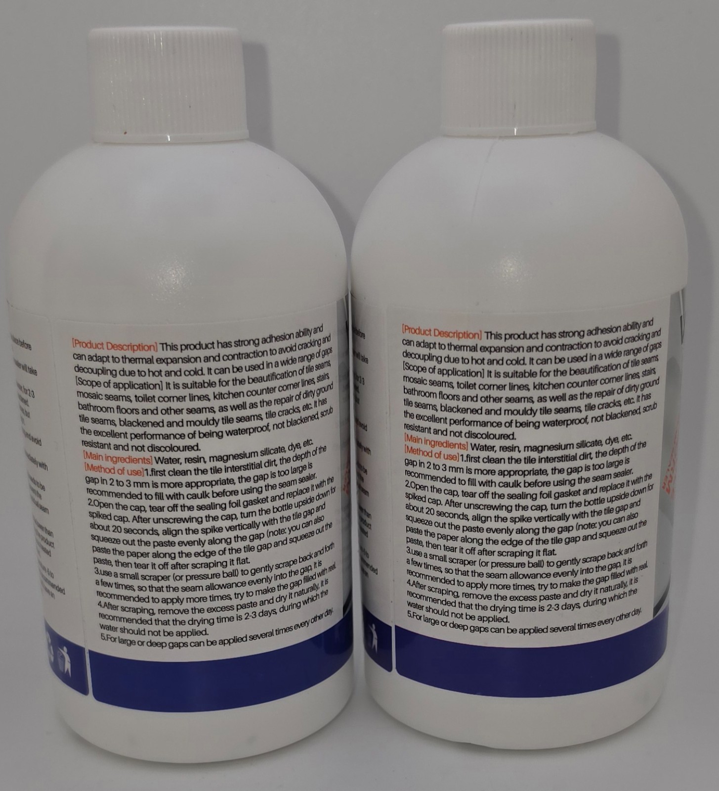 2 TILE REFORM Waterproof Tile Filler seam agent – Gap filler sealer repair glue