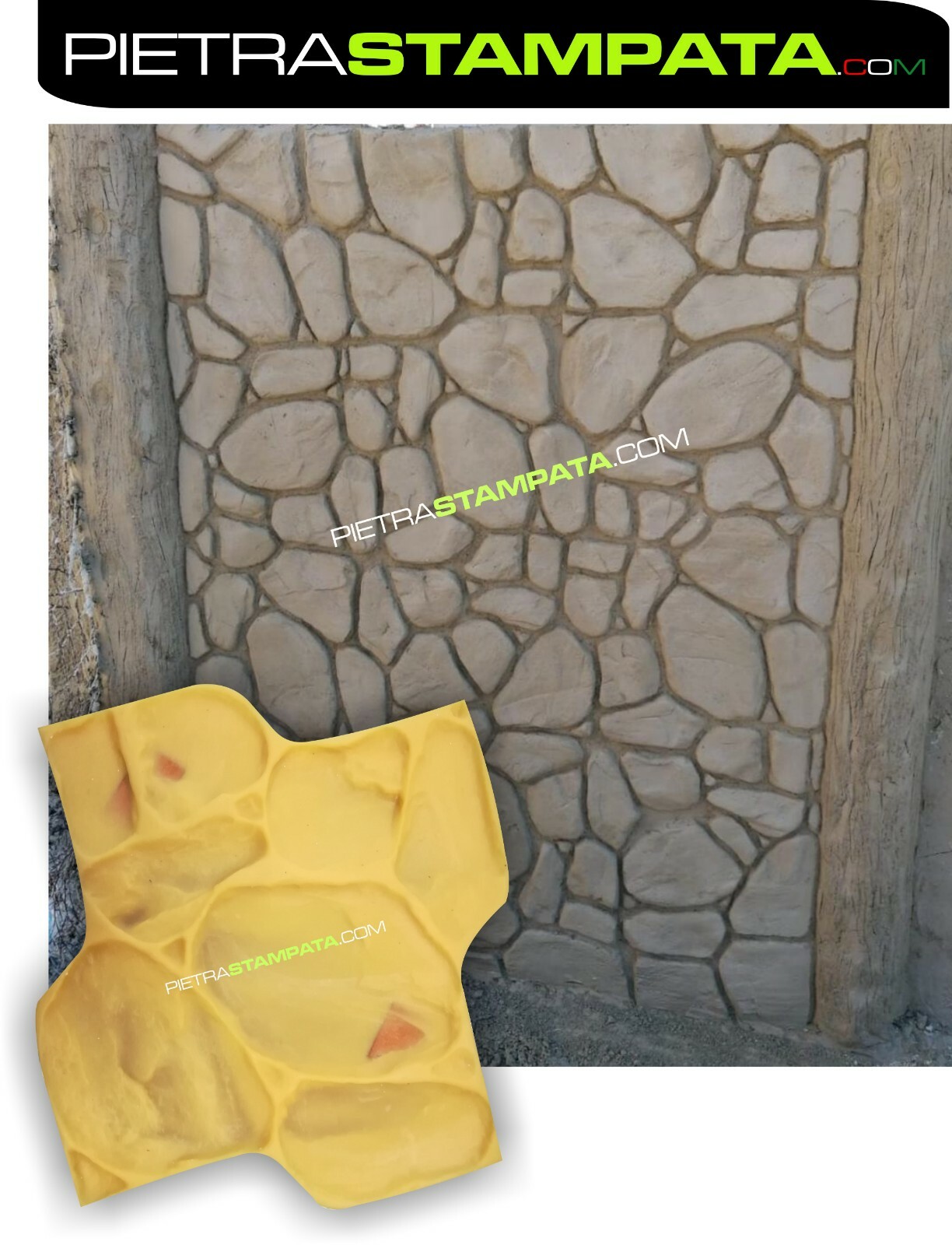 Mold for Plaster Die Mold Shape for Cement Wall Coating Stone