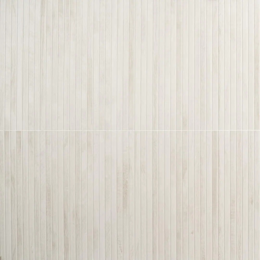 Montgomery Ribbon White 24 In. X 48 In. Matte Porcelain Floor and Wall Tile (15.
