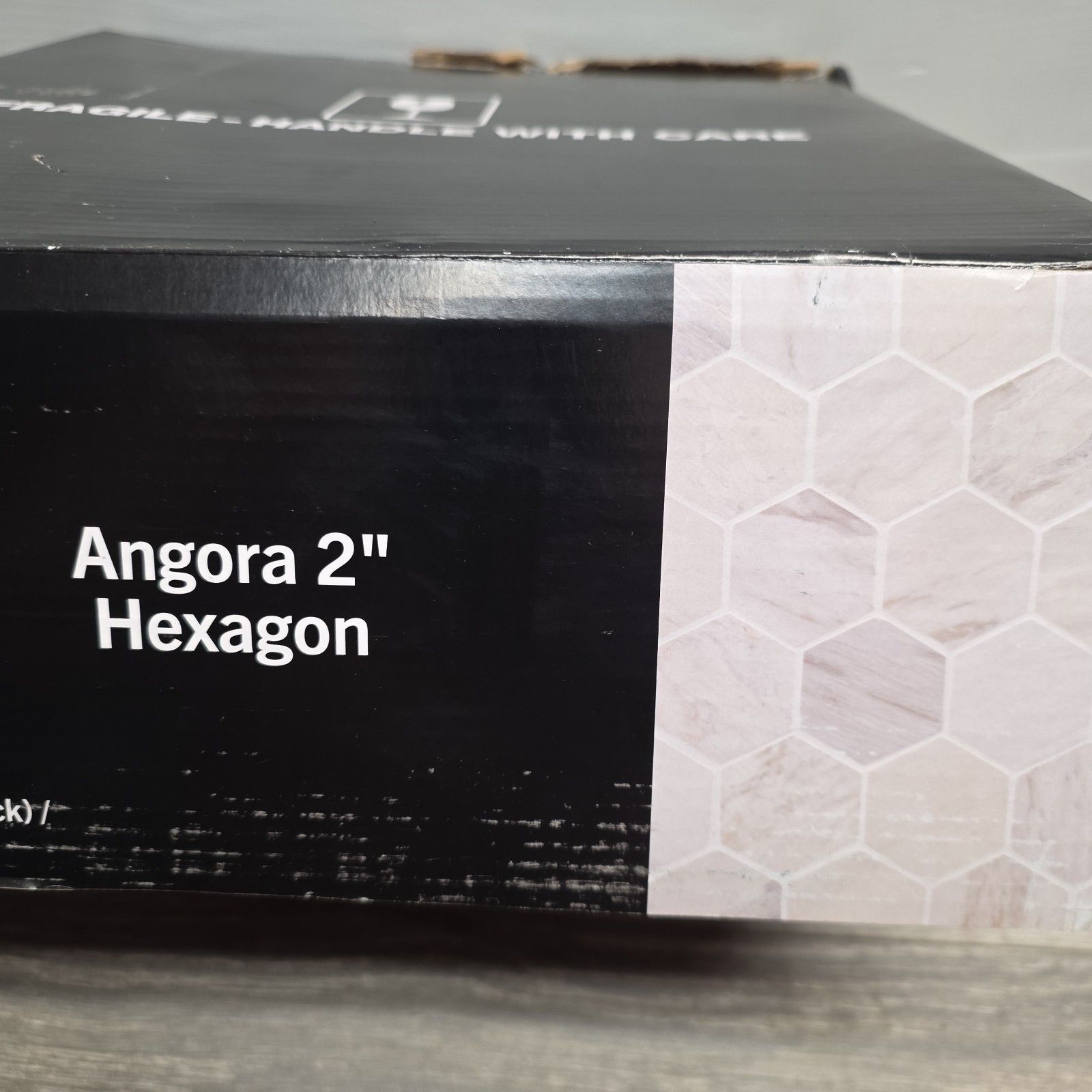 Angora 2″ Hexagon Honed Mosaic Marble Floor Wall Tiles, 12×11.75in, 10 Pcs Case