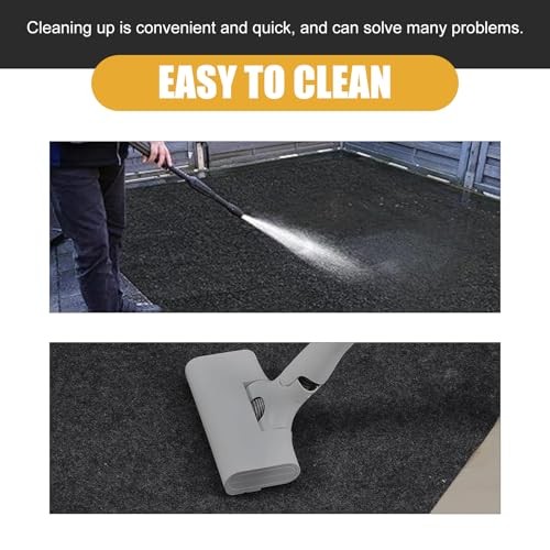 Car Oil Spill Mat, Slip-Resistant & Absorbent Heavy-Duty Garage Floor Mat,