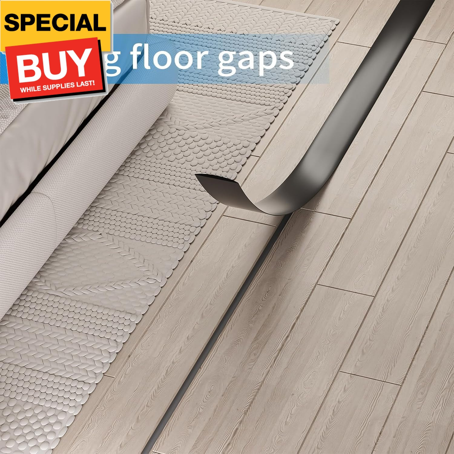 Floor Transition Strip Cover Strips, Self Adhesive Vinyl Flooring Transitions Di