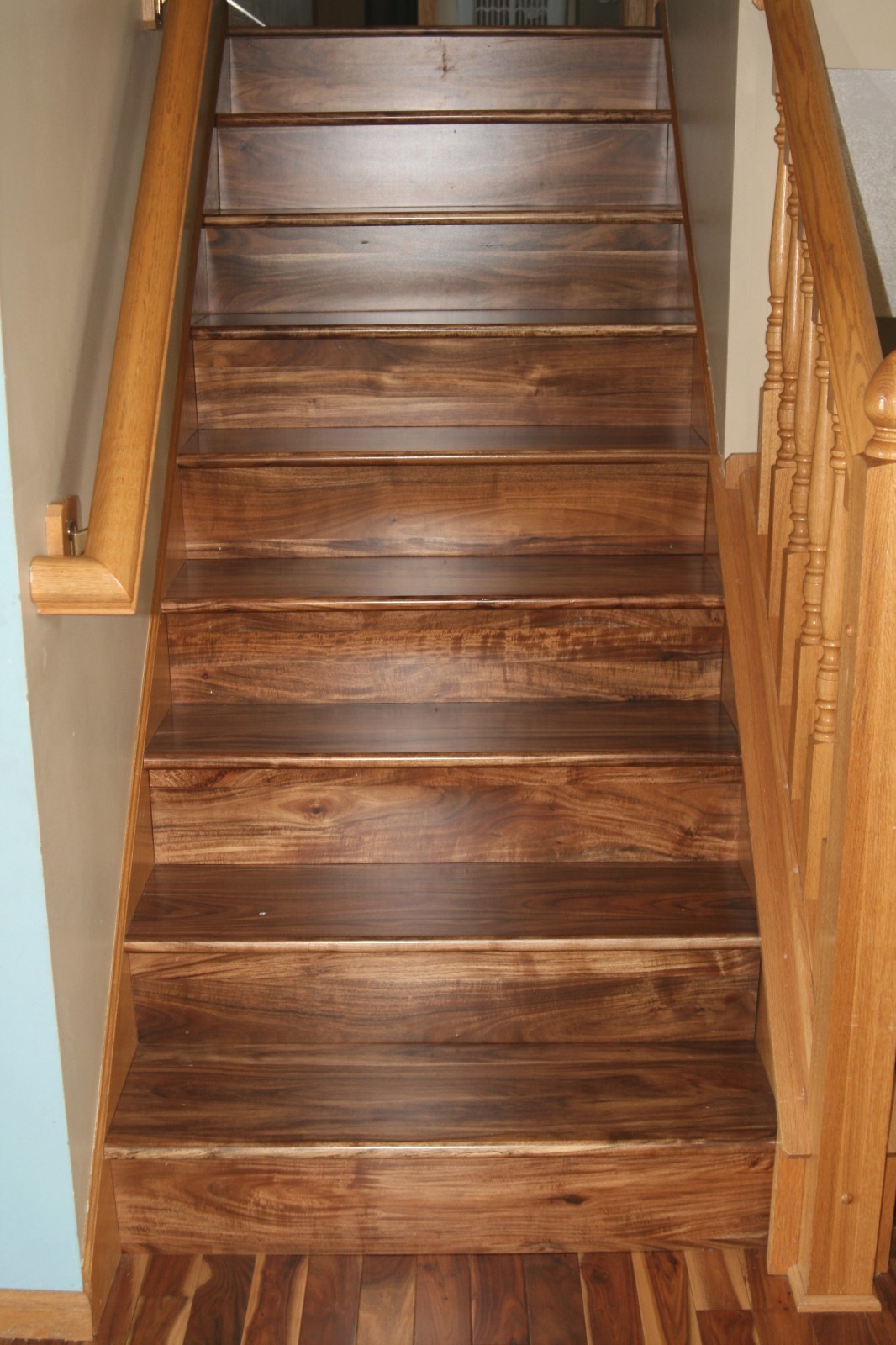 Acacia Asian Walnut Natural Prefinished Hardwood Wood Flooring Floor Sample