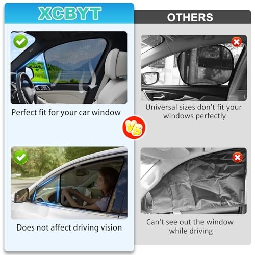 Rogue Window Shades for 2021-2023, 4PCS Side Window Sun Rogue(2021 -2023)