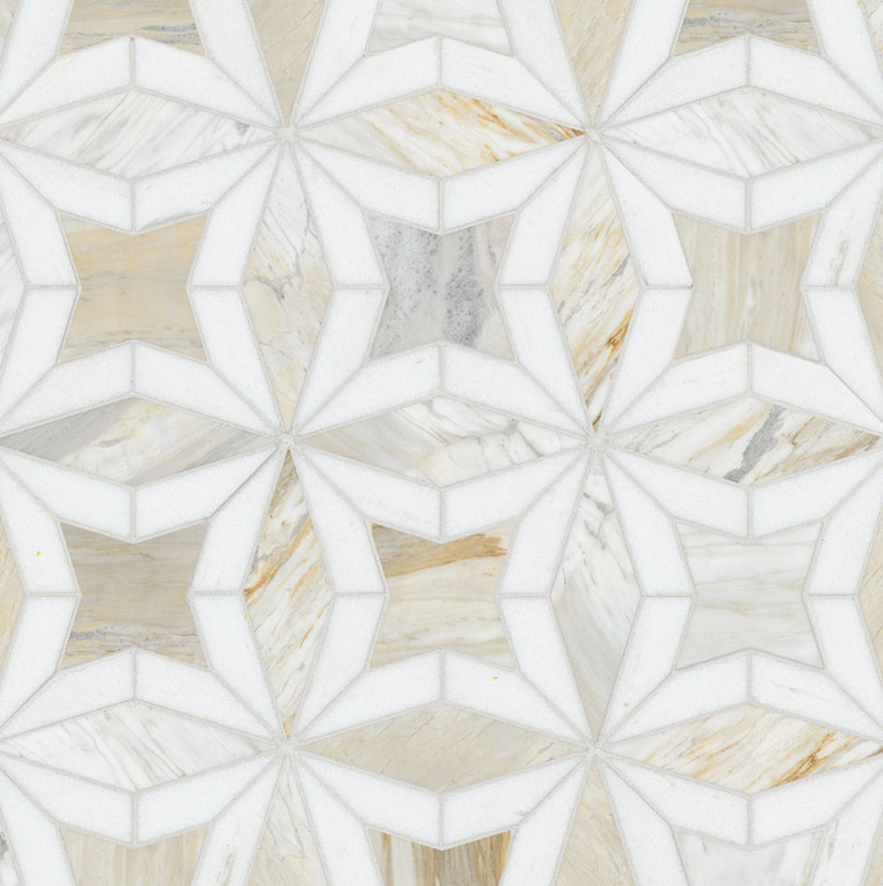 MSI Athena Gold Estrella Polished Marble Floor Wall Tile 10″ x 10″ sheets