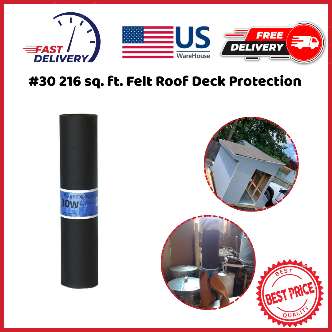 Warrior Roofing |D414-0| #30 216 sq. ft. Felt Roof Deck Protection
