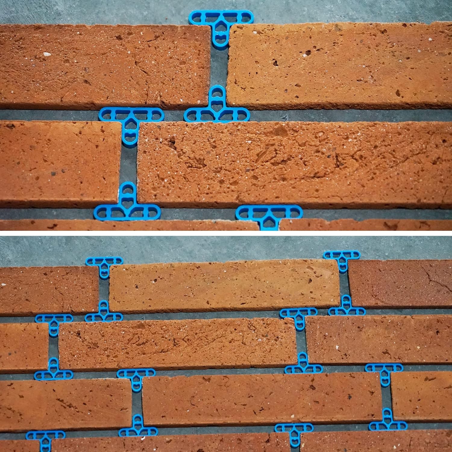 3/8 inch 10mm Exterior Brick Wall Spacer 100pcs Outdoor Brick Spacer Red Bric…