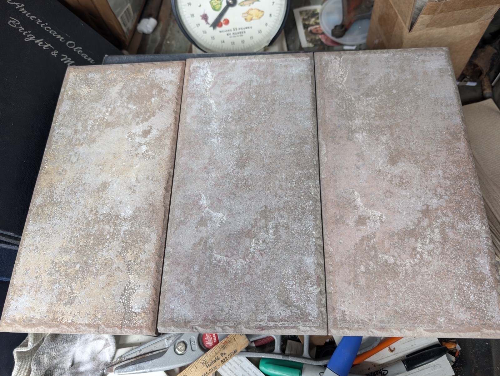 1 Piece of Dal-tile French Quarter Mardi Gras 6×12 Glazed Ceramic Floor Tile
