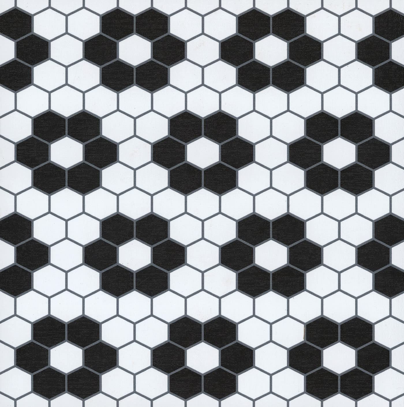 Black White Peel Stick Floor Tiles 12×12 Geometric Floral Vinyl 10 Pack