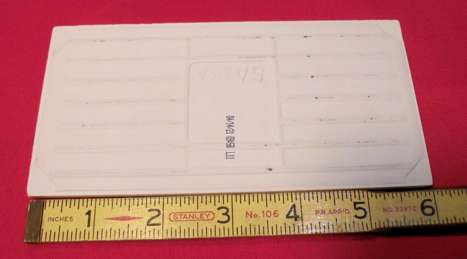 6 pieces: #61 Designer White: Matte Ceramic Subway Tiles by American Olean, NEW