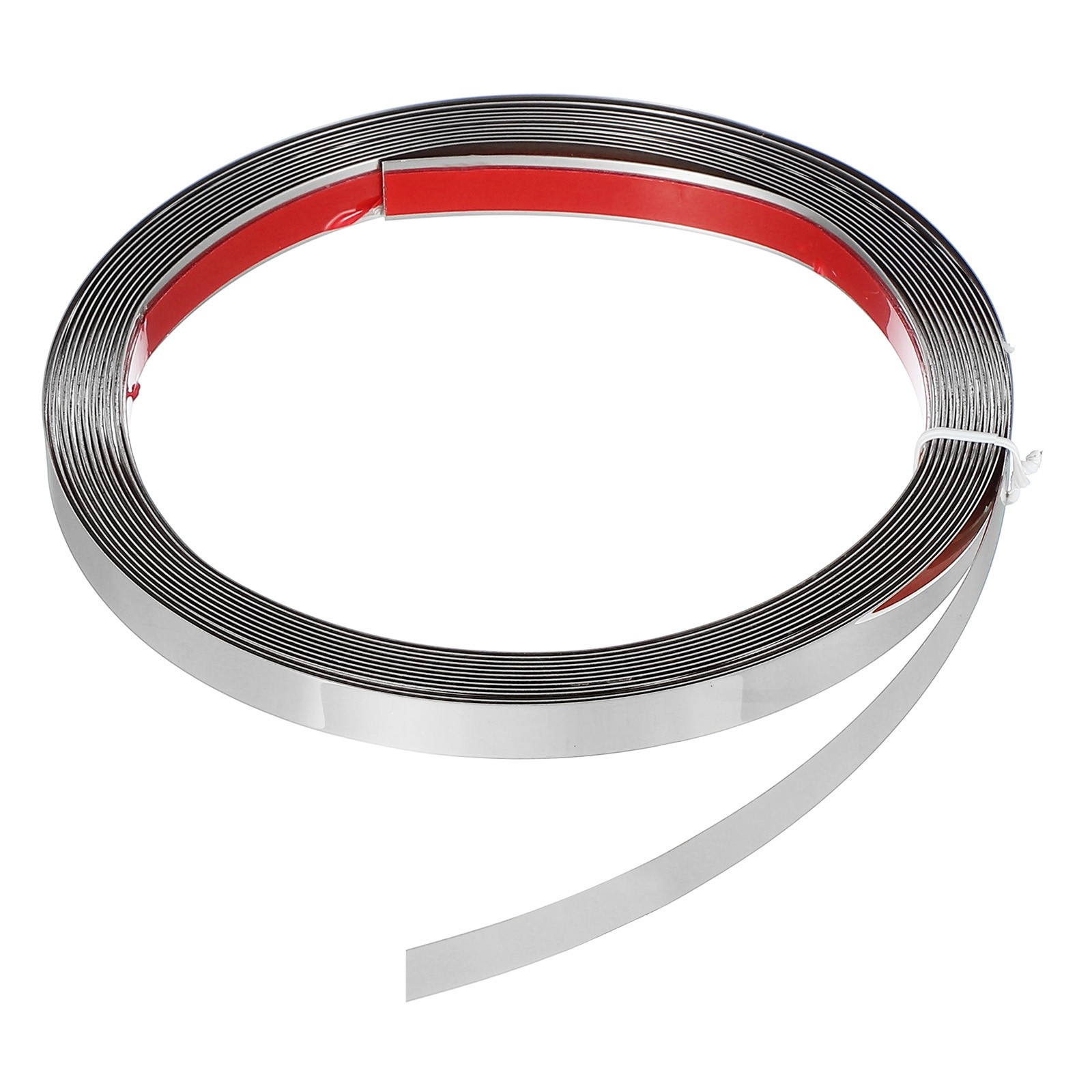 Metal Wall Trim 13.1ft x 0.39″ Peel and Stick Stainless Steel Trim, Silver