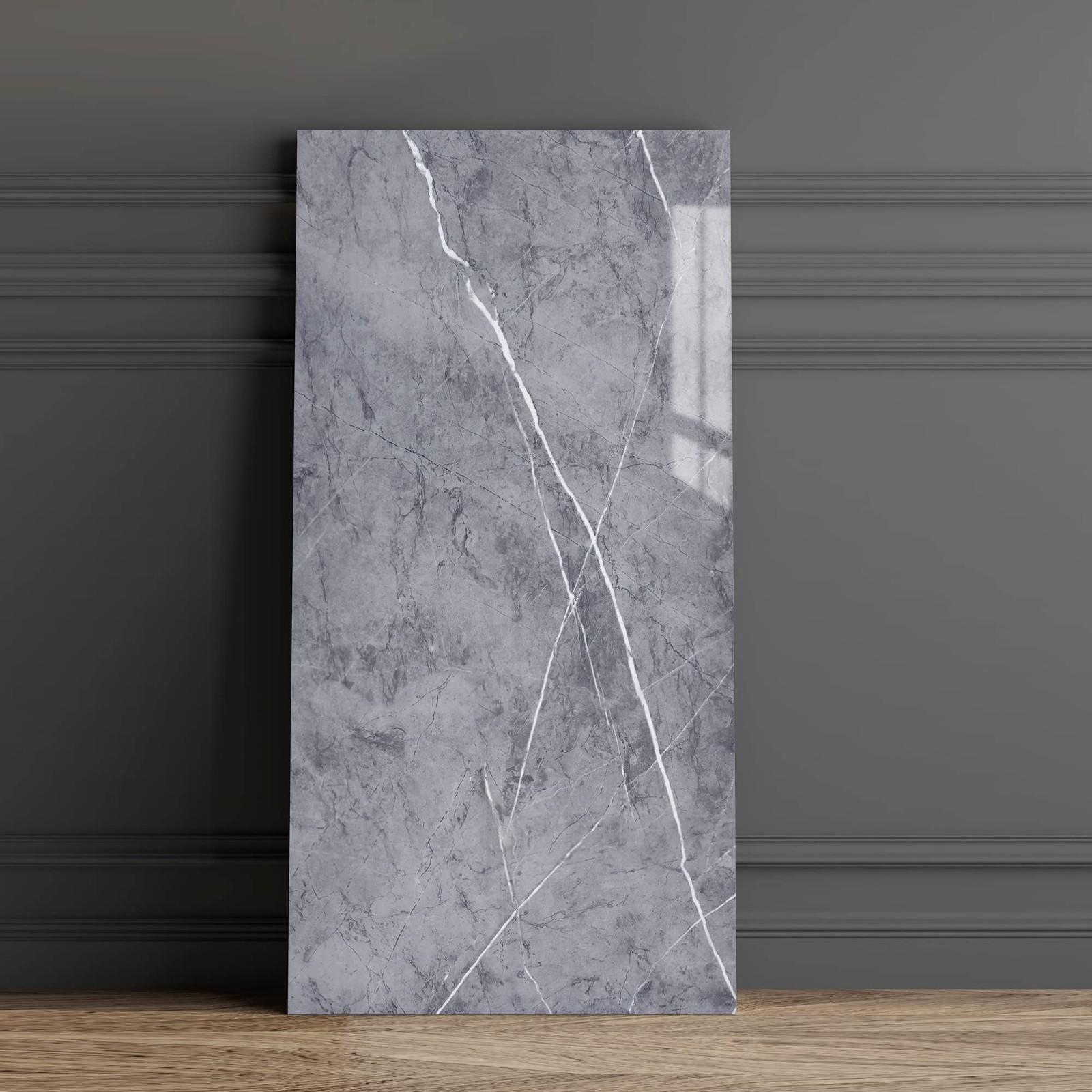 Peel and Stick Wall Panels – 20 Pieces, 23.6×11.8in, Marble Look Backsplash for