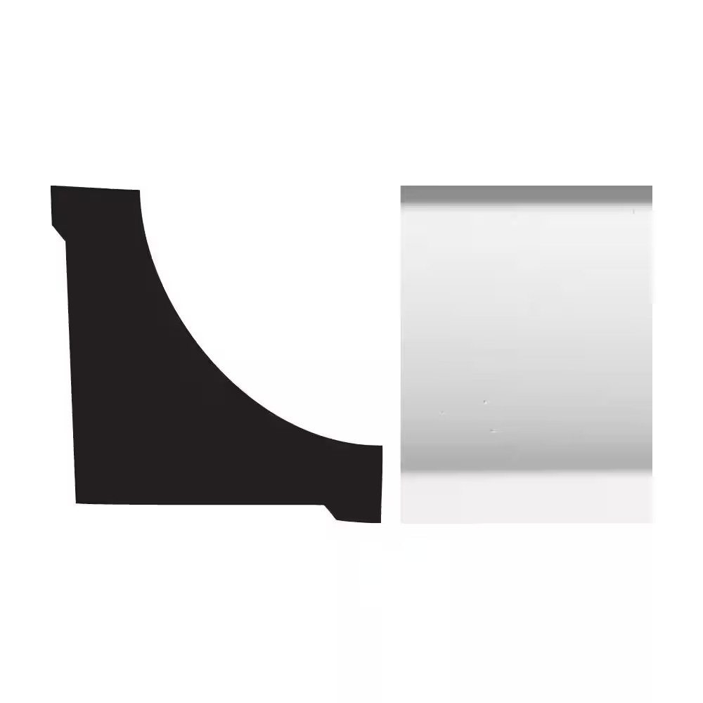 12 Ft. X 3/4 In. X 3/4 In. Vinyl Composite inside Corner Molding