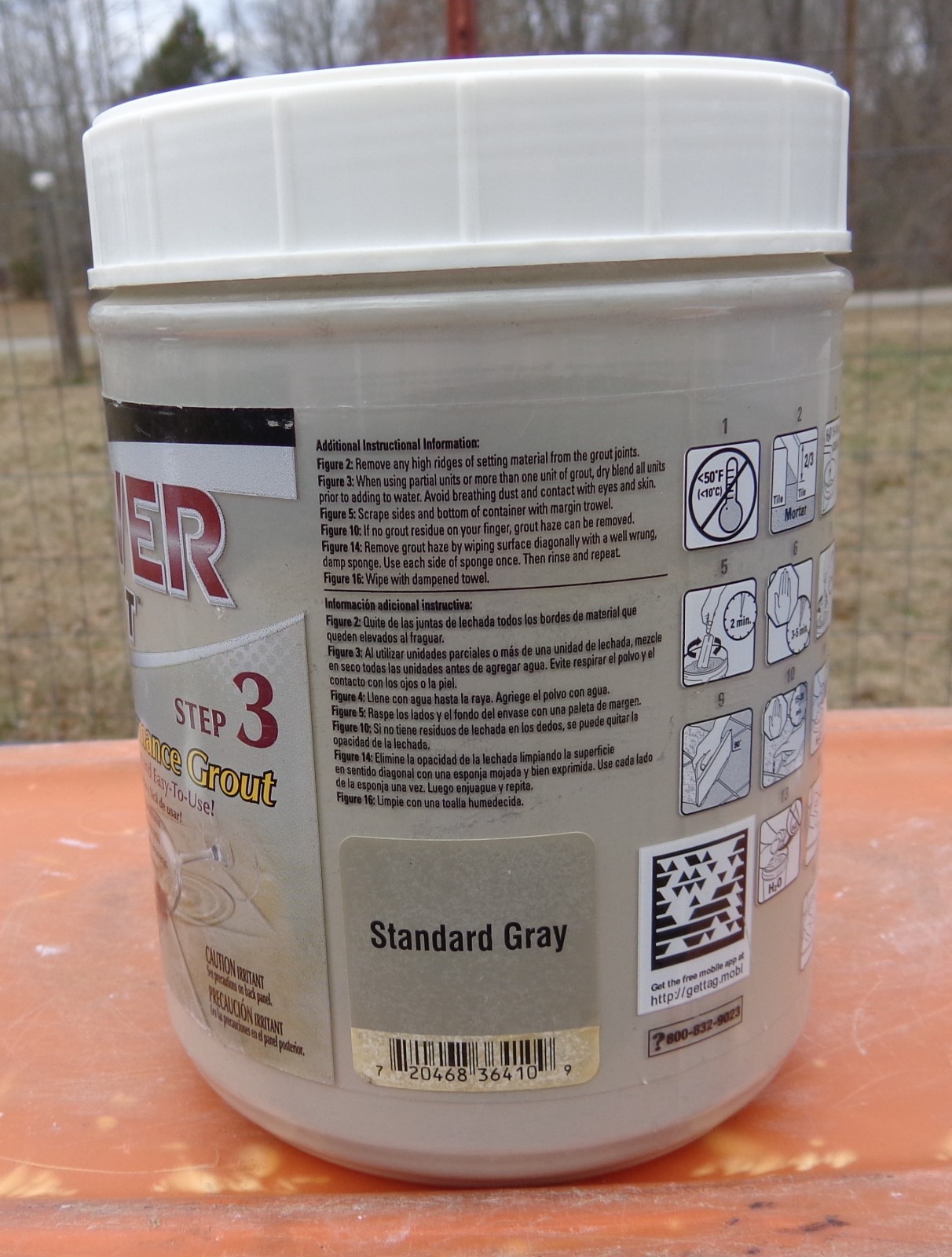 TEC Power Grout 5-lb STANDARD GRAY Powder Grout Step 3 Stain & Crack Resistance
