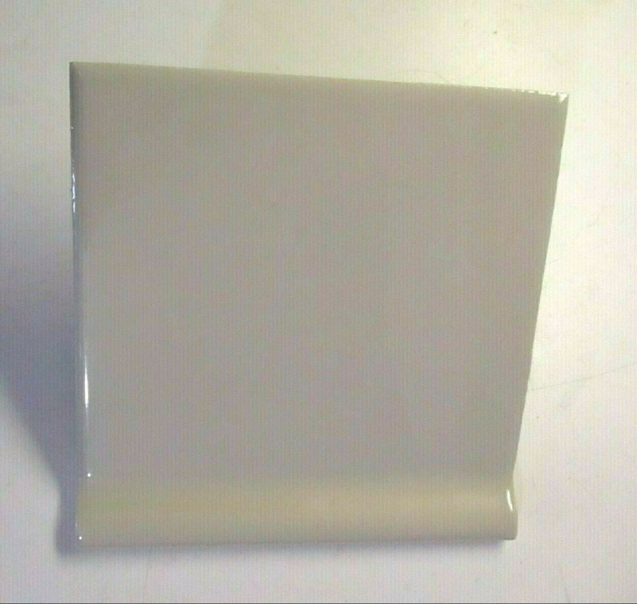1 Cove Base Radius Wall Tile US Ceramic USA 4-1/4″ Gloss Beige Dark AT-3401 Vtg