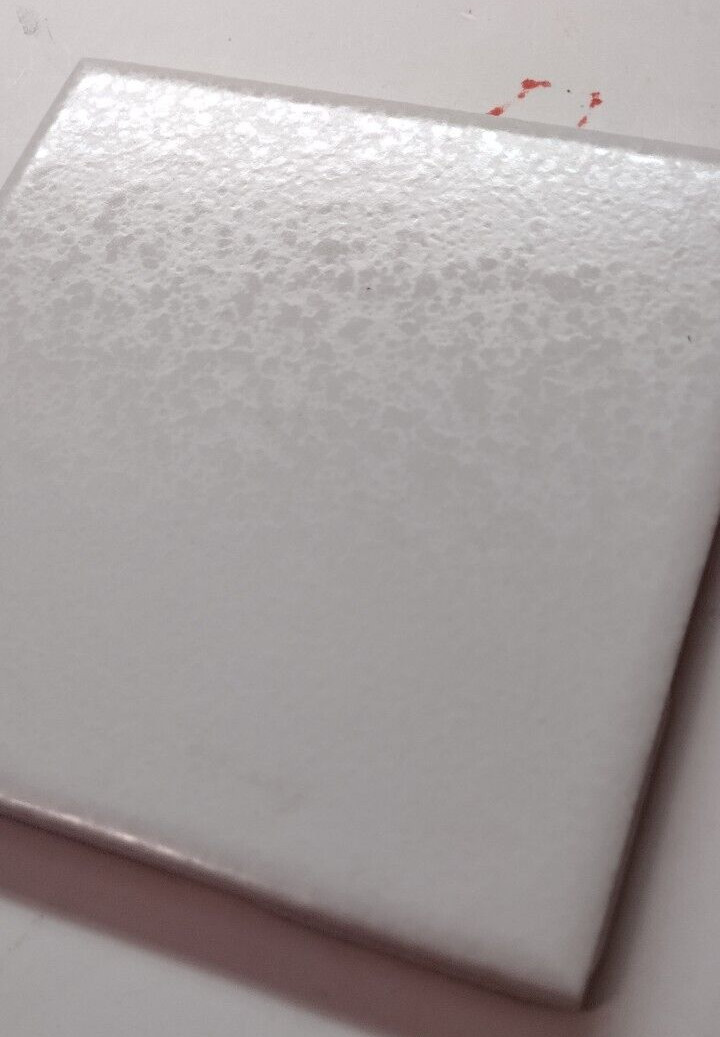 1 Wall Tile US Ceramic 724764 343004 Square 4-1/4″ Crystalline Off White Vintage