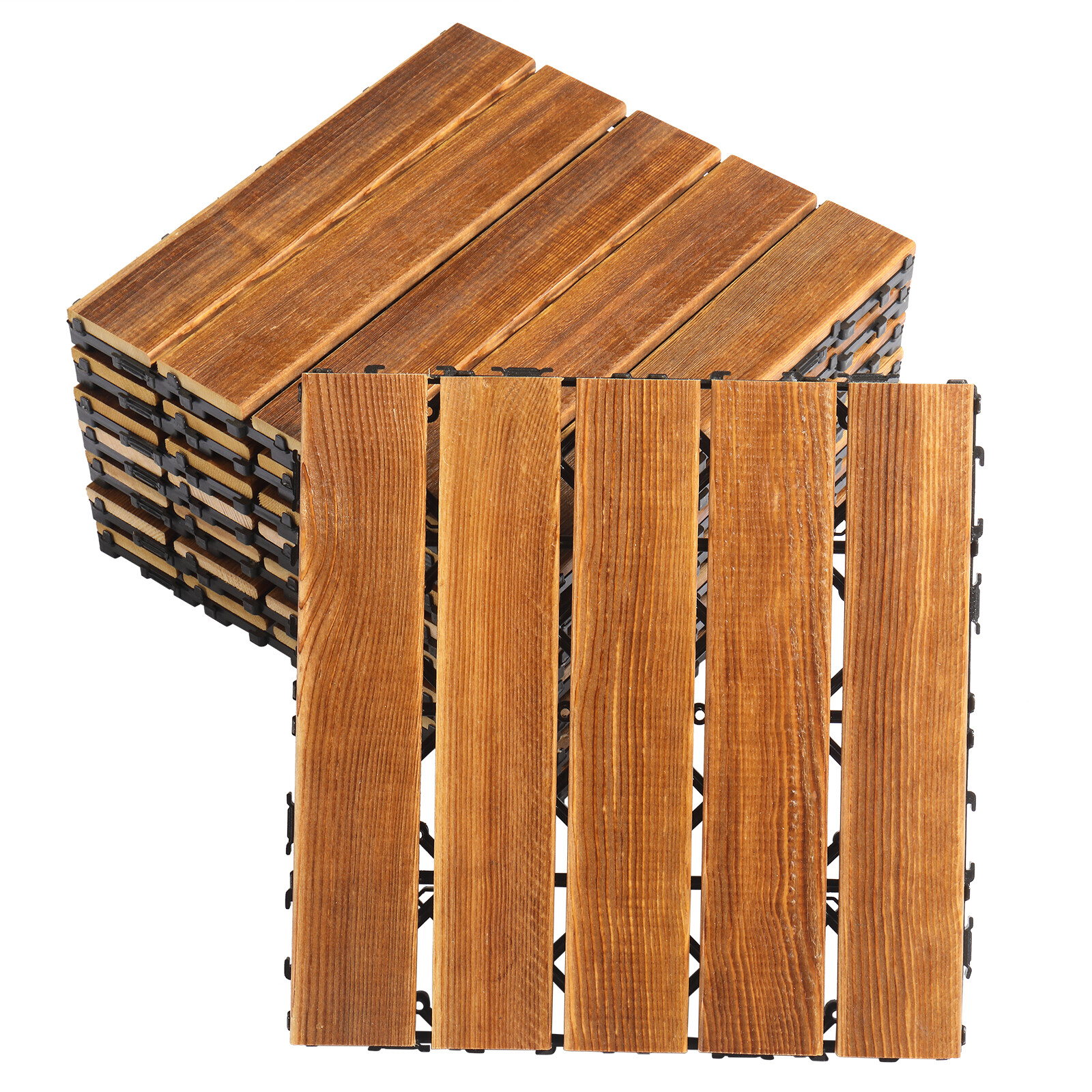 Interlocking Deck Tiles 27PCS Waterproof Flooring Tiles for Indoor and Outdoor
