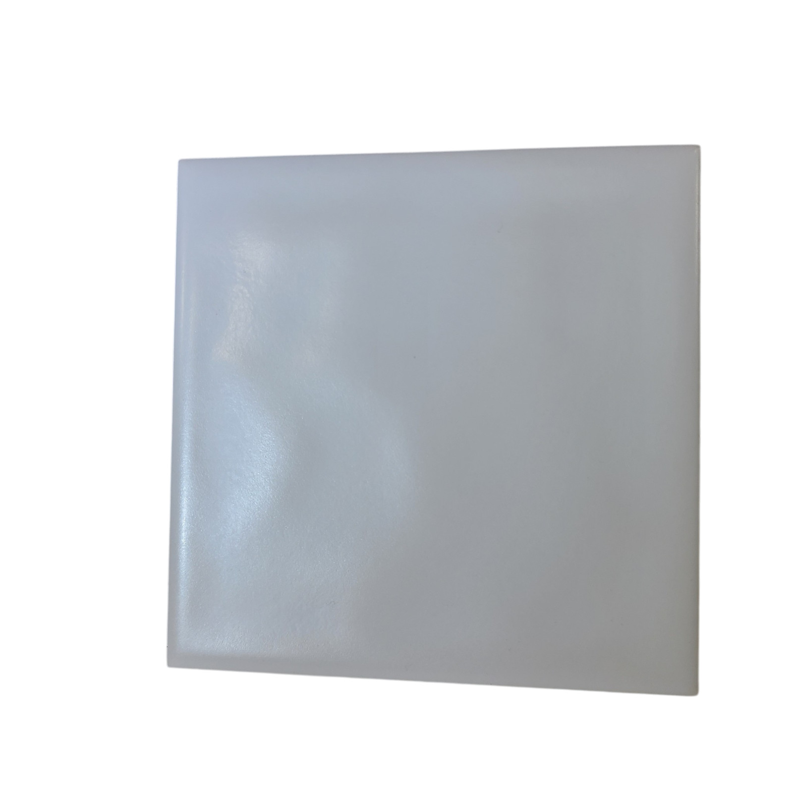 White Ceramic Florida Tile 4 3/8 in FT Subway Square Potters Touch Undulated