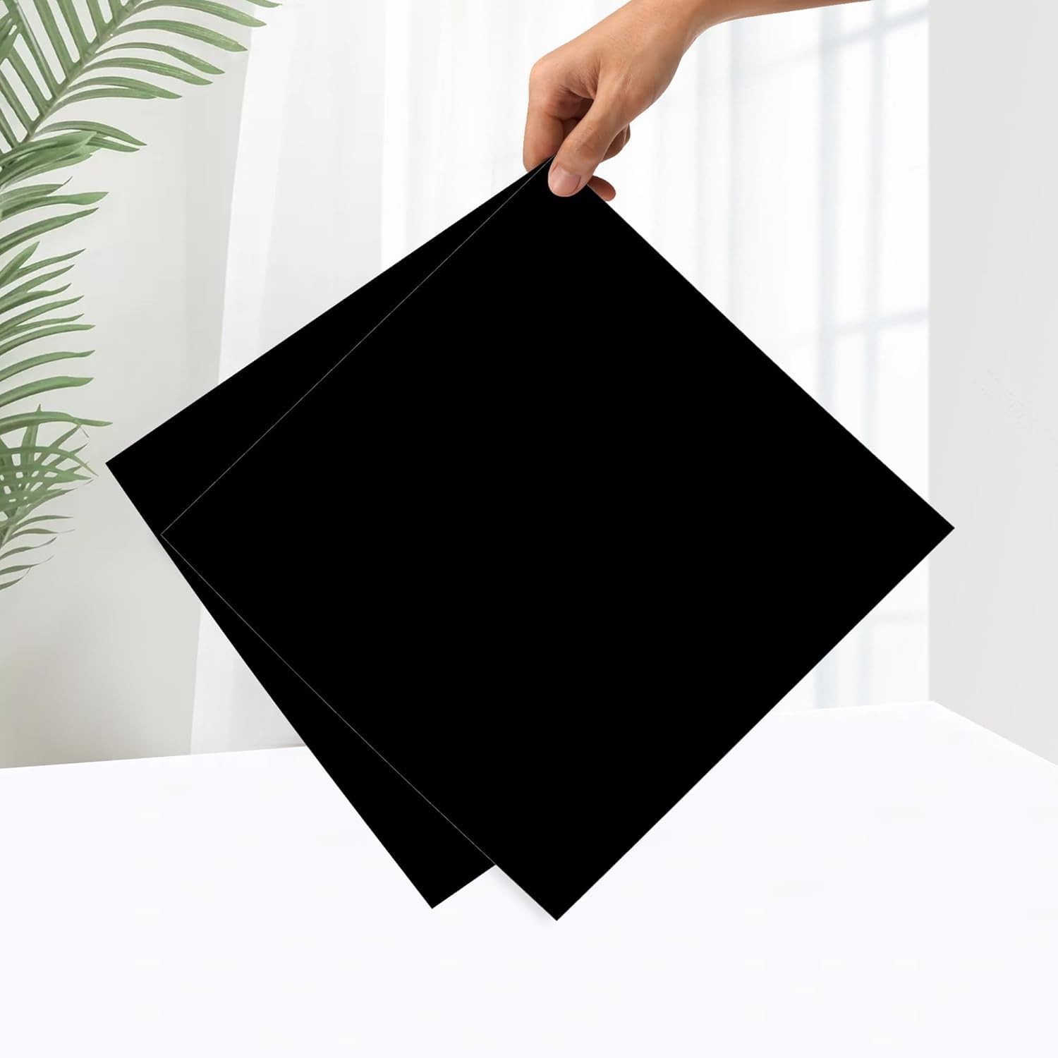 Black Marble Peel and Stick Vinyl Floor Tiles,20 Tiles – 12″ x 12″,Waterfproo…