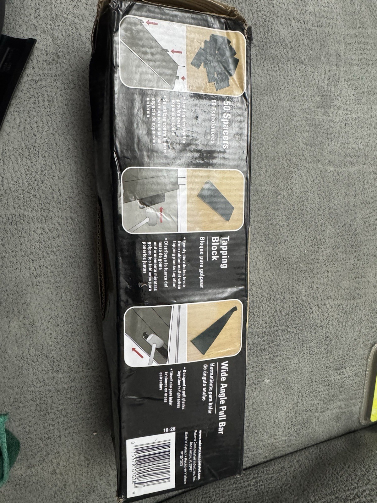 Roberts Flooring Installation Kit 10-28 for Laminate & Hardwood – 3-Piece Set