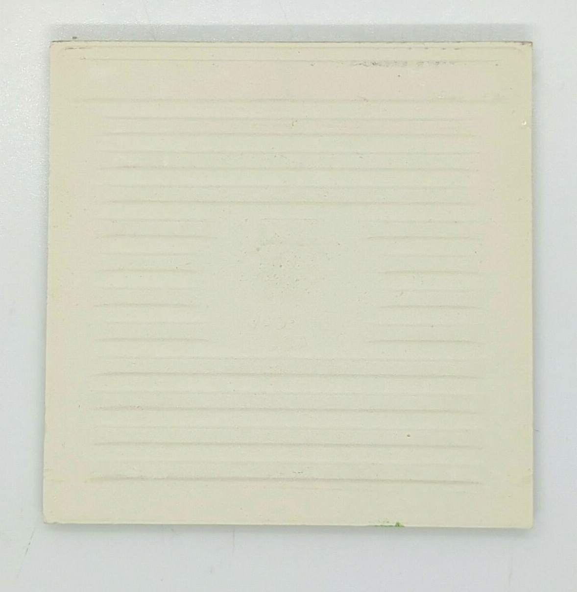 1 pc Parchment Light Tan Crystal Glazed Ceramic Tile Bullnose 4-3/8″ Florida Co