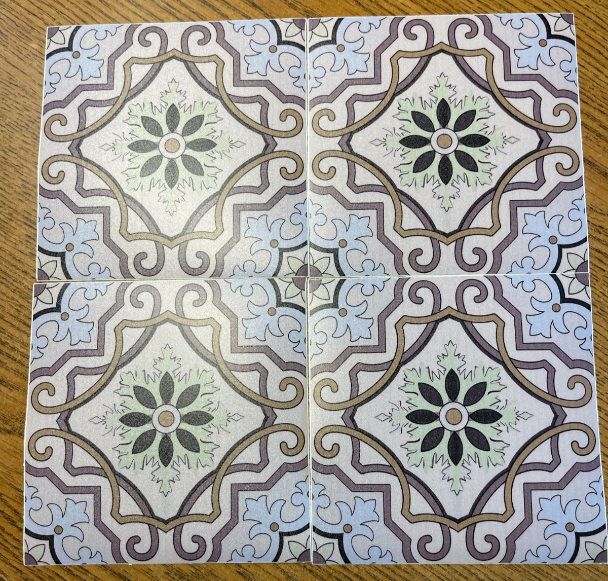 Mi Alma 4″ x 4″ Vinyl Peel/Stick Mosaic Tile, Set of 24″, Multi-Color C50
