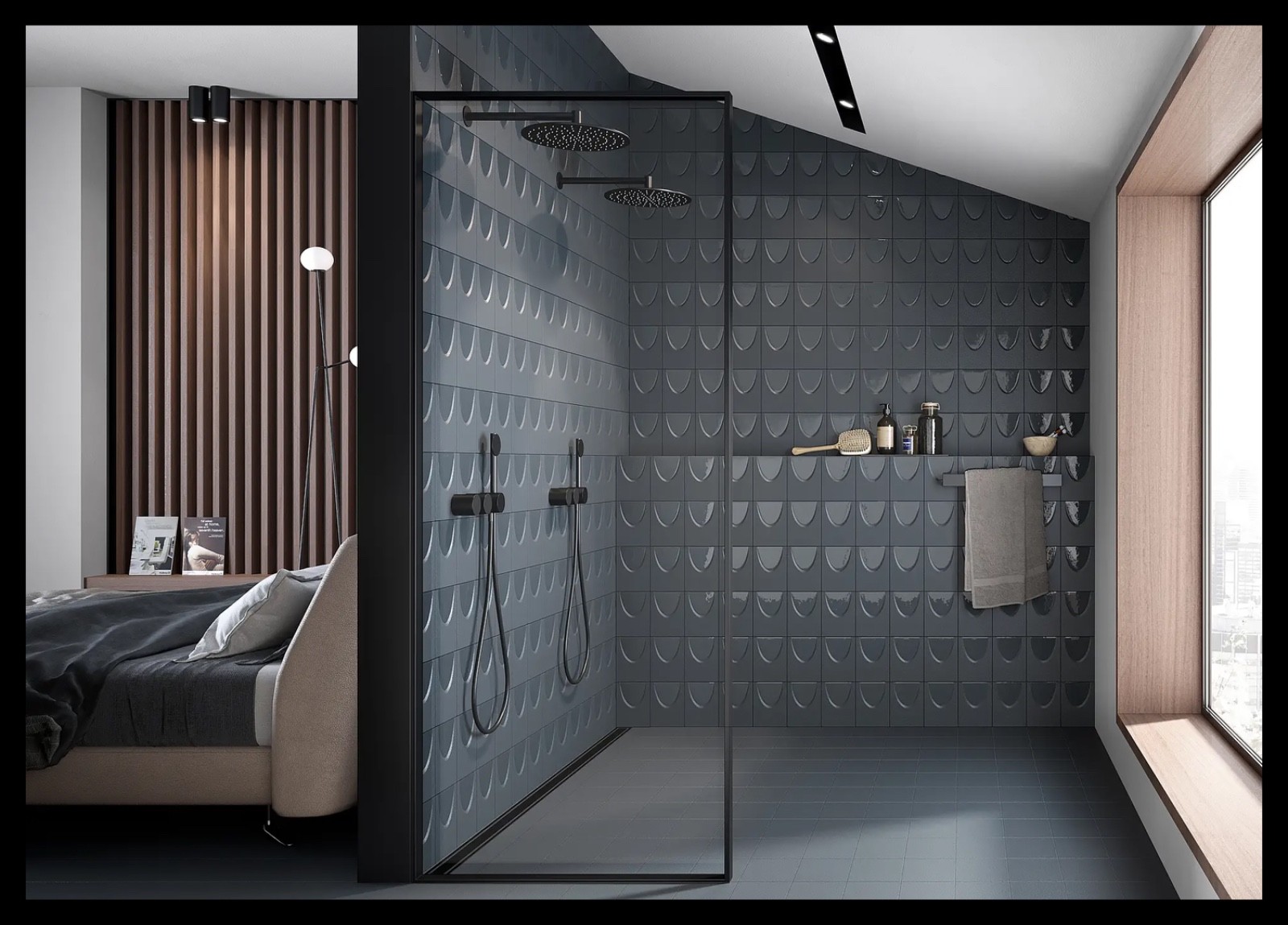 Sartoria Tile Equus 5×7 Made in Italy Blue Jacket 18 Per Box 38 Boxes Available