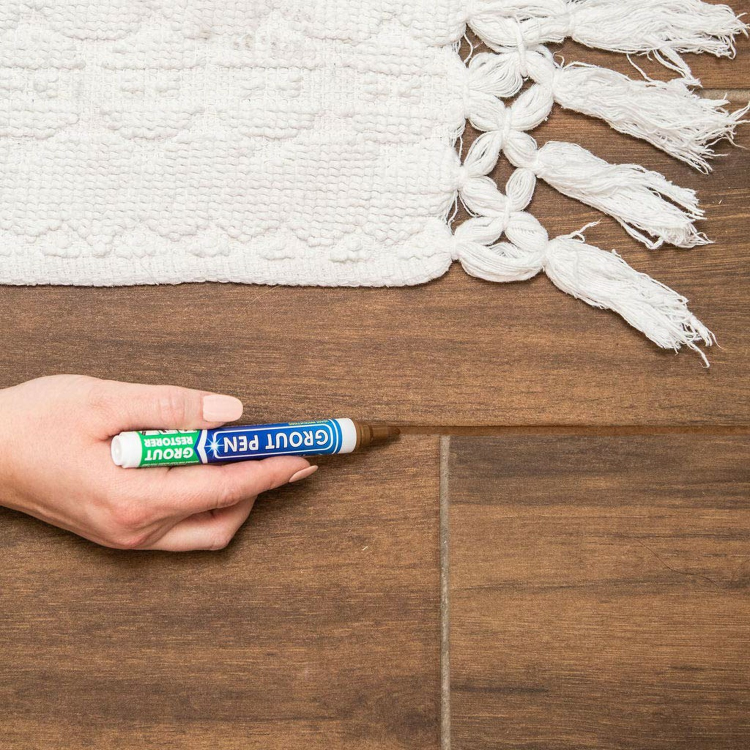 Grout Pen Brown Tile Paint Marker: Waterproof Tile Grout Colorant and Sealer Pen