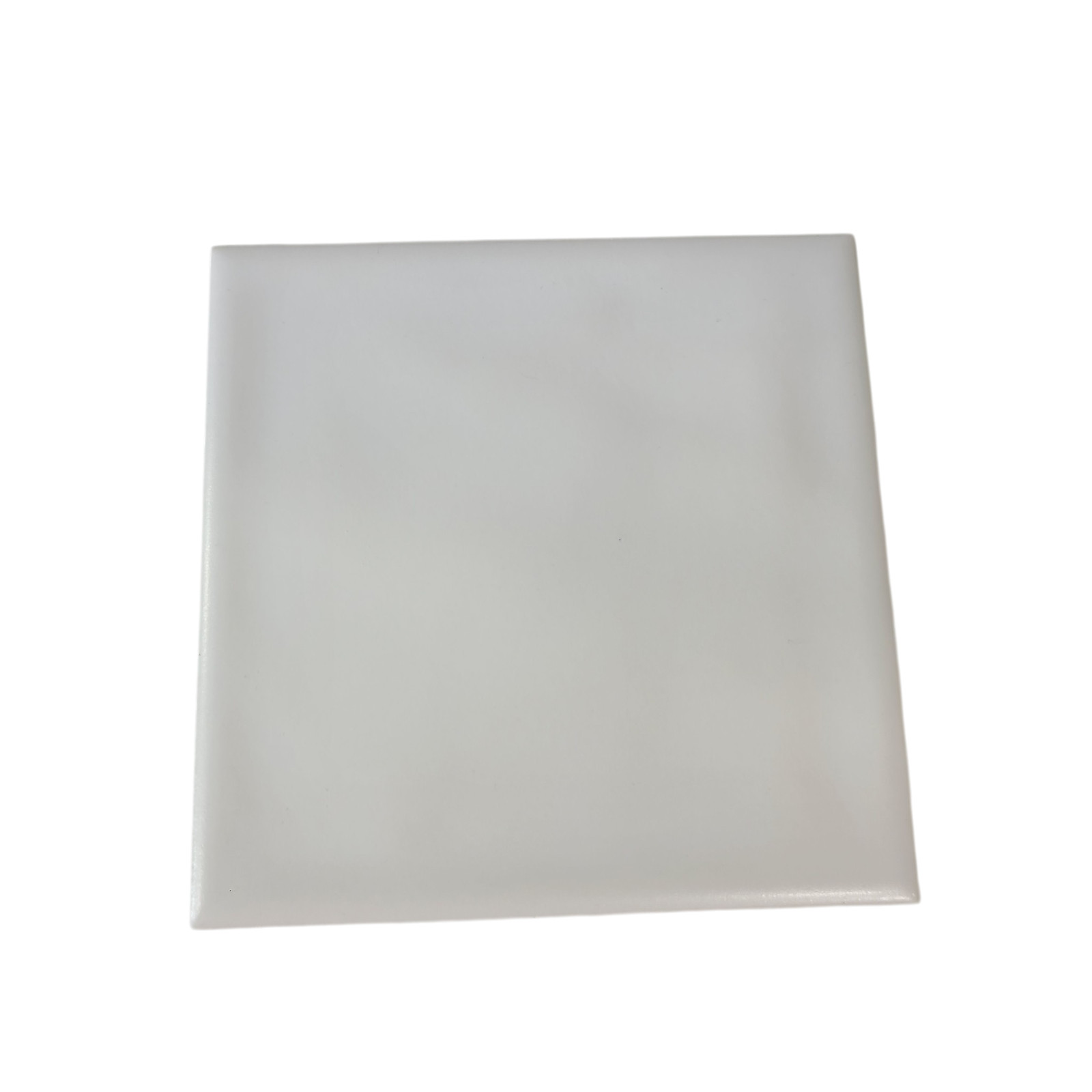 White Ceramic Florida Tile 4 3/8 in FT Subway Square Potters Touch Undulated