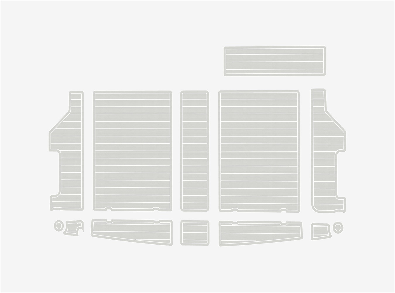1988 Bayliner 3288 3270 EVA Boat Flooring Deck Kit SeaDek Style Non-Slip