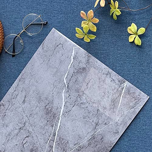 Peel and Stick Wall Panels – 20 Pieces, 23.6×11.8in, Marble Look Backsplash for