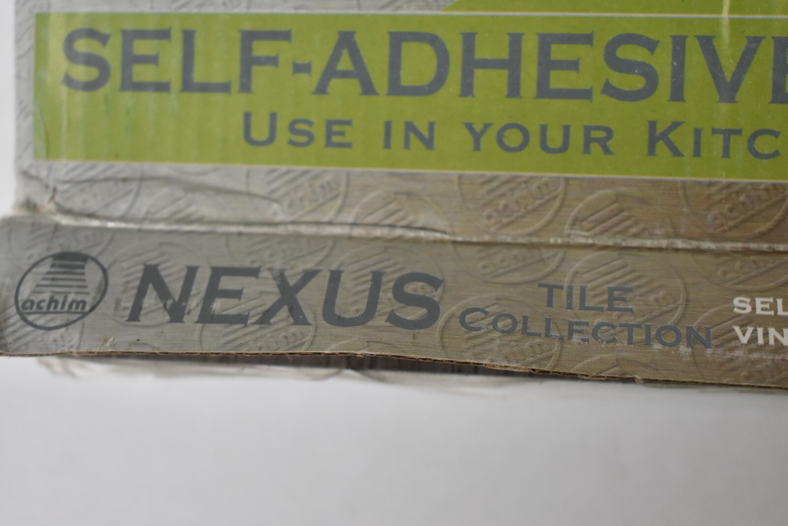 Nexus Self Adhesive 12″ Vinyl Floor Tiles 20 Pack 12″ x 12″ Gray Wood No Wax