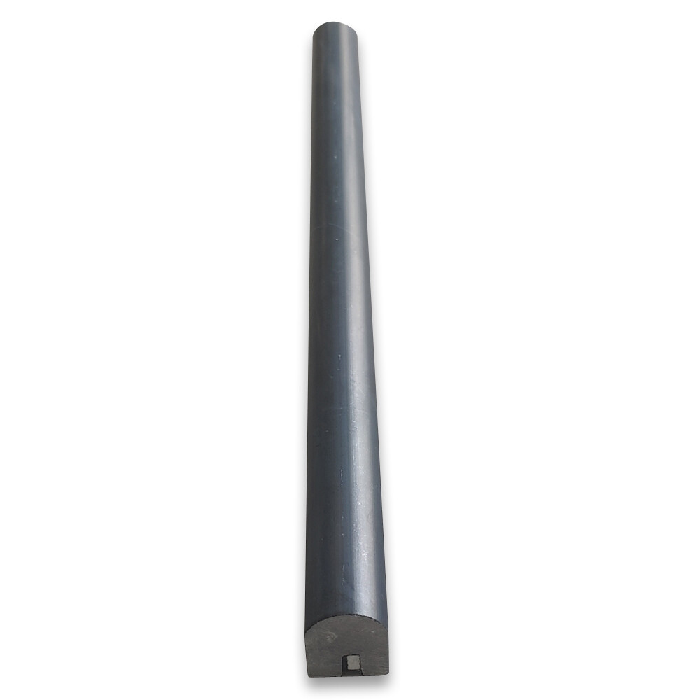N18H Nero Marquina Black Marble 3/4×12 Pencil Liner Edge Trim Molding Honed