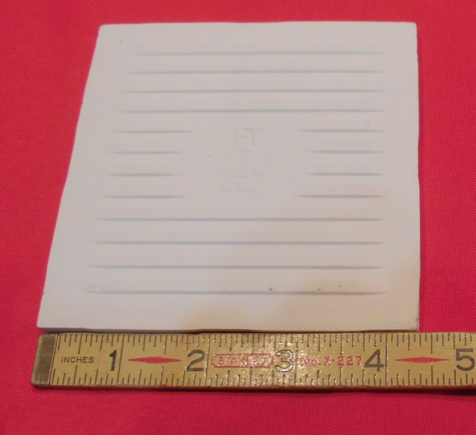 1 pc.*Honeydew-Hint of Green* 4-3/8″ Ceramic Crystal Glazed tiles by florida