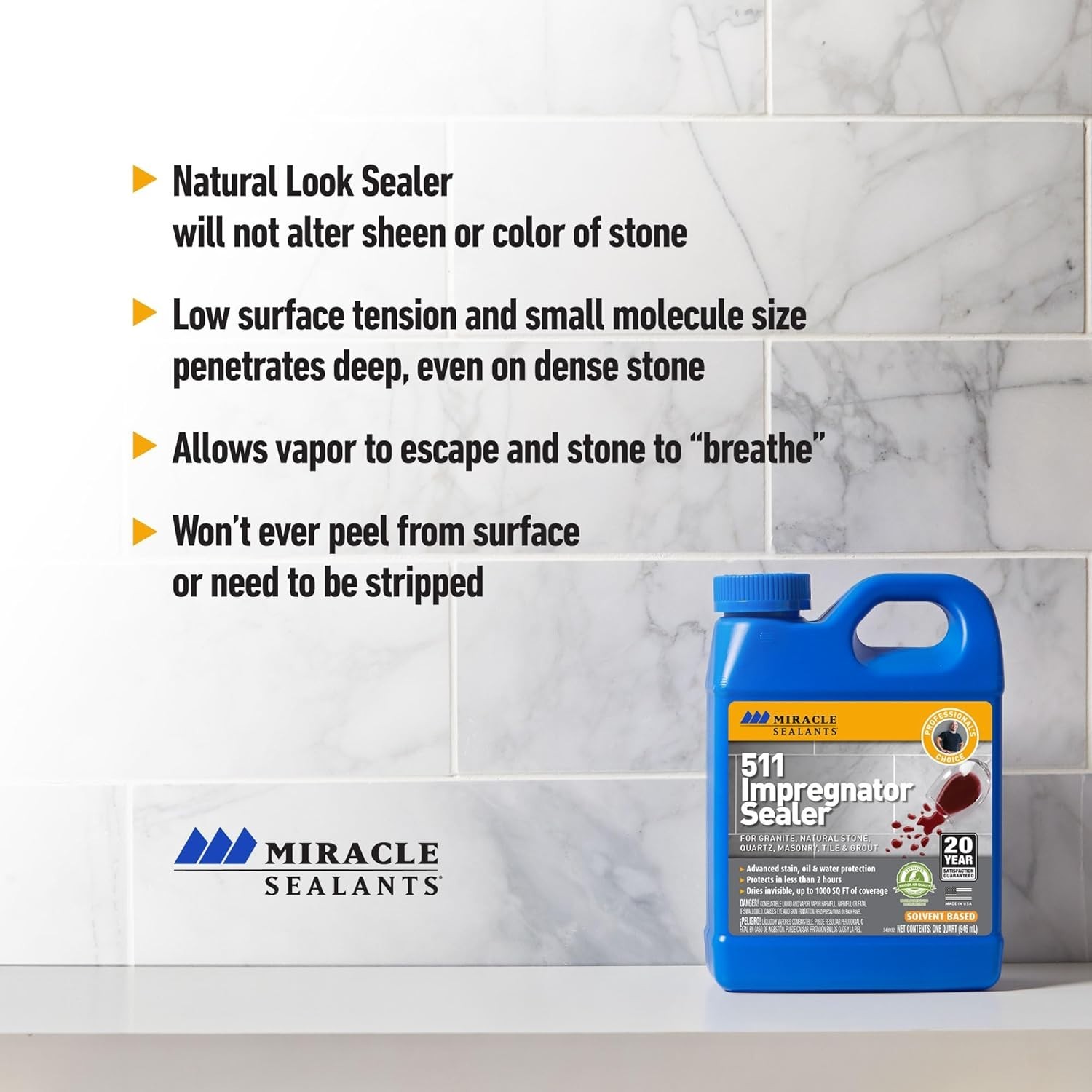Advanced Stone & Tile Sealer – Water Resistant