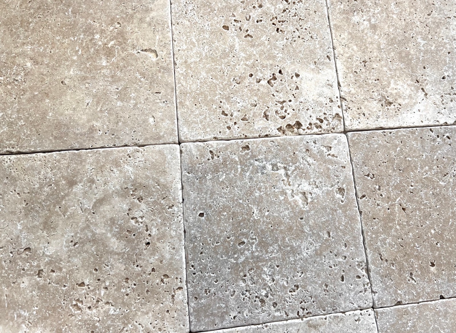 Walnut 6×6 Tumbled Aged Travertine Tile Backsplash Floor Wall (Sold by 1 SQFT)
