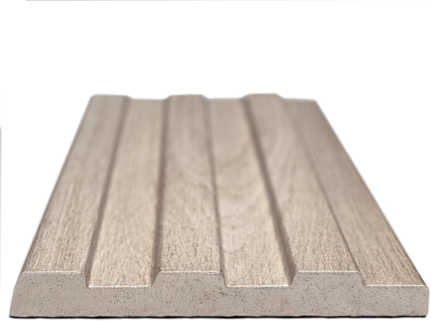 Serata Vibra Dunewood 6 In. X 16 In. Matte Porcelain Slat Fluted Wood Look Wall