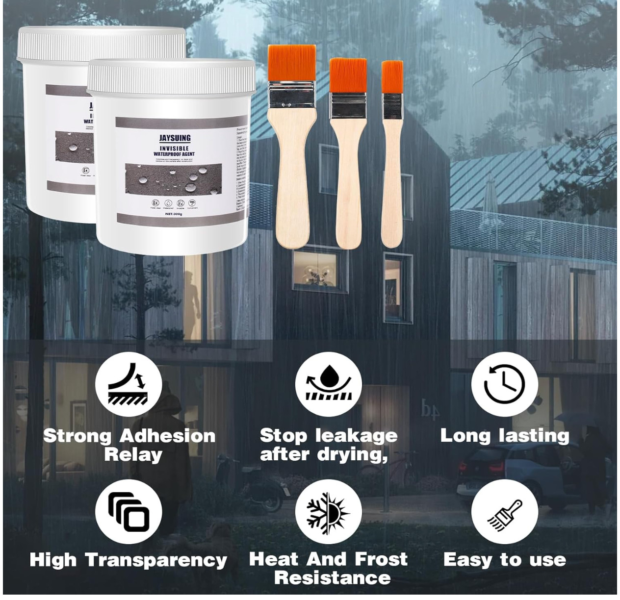 JaySuing Invisible Waterproof Agent Transparent Insulating Sealant – 600 Grams