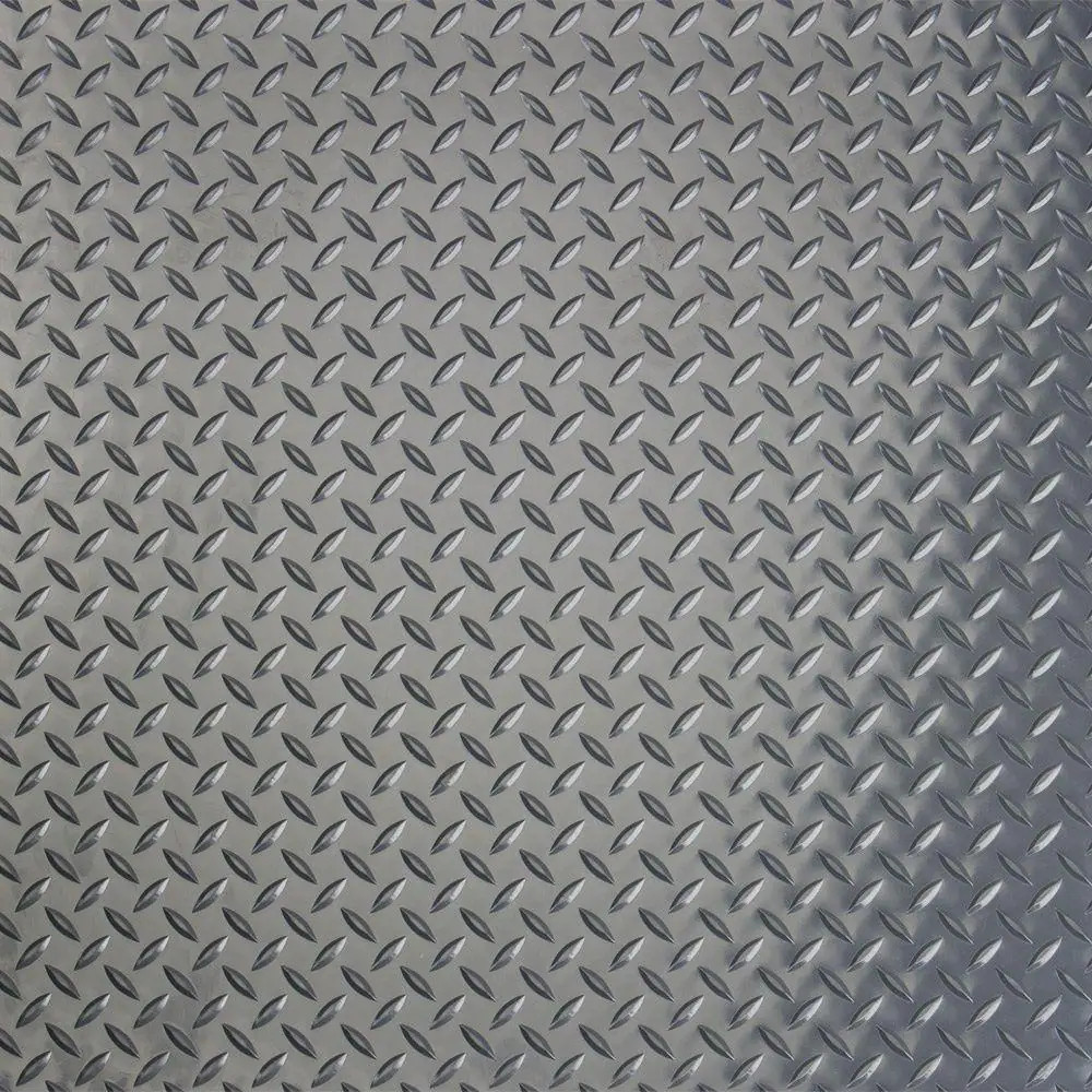 Diamond 10 Ft. Wide X Custom Length Grey Commercial Grade Vinyl Flooring