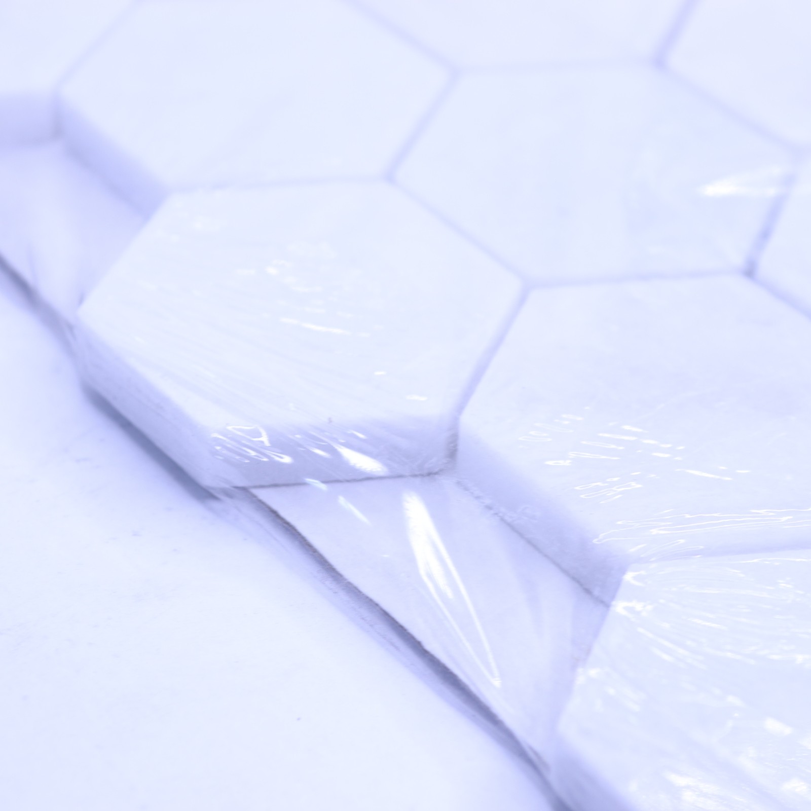 Mesh-Mounted Mosaic Tile Polished Marble 12 x 11.75 x 10mm