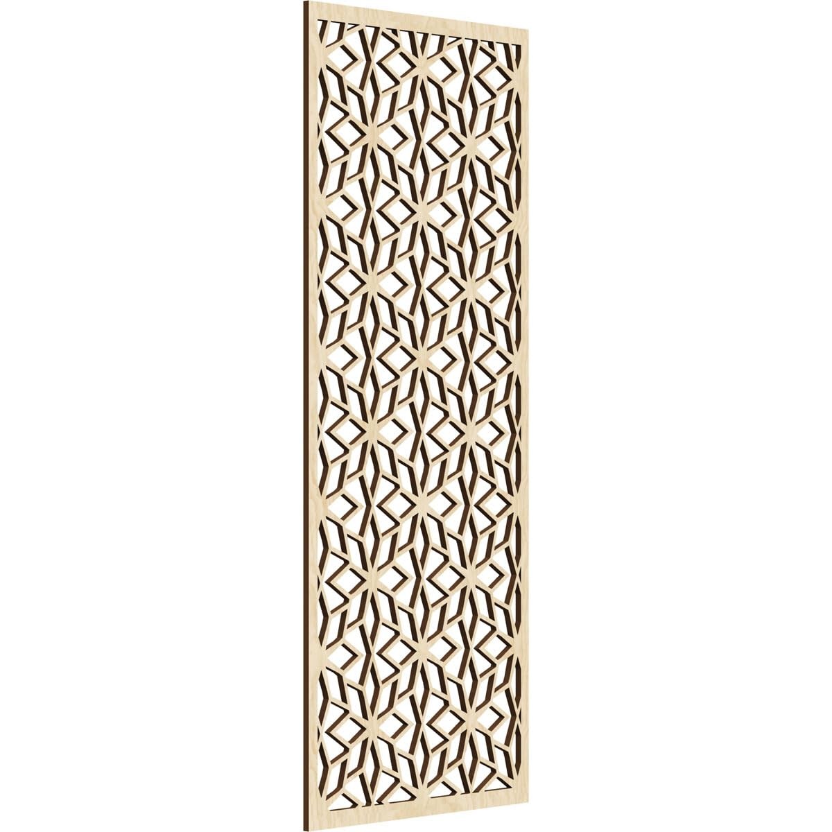 Birch Decorative Pierced Fretwork Wood Wall Panels 153/8×393/8×1/4 Inch