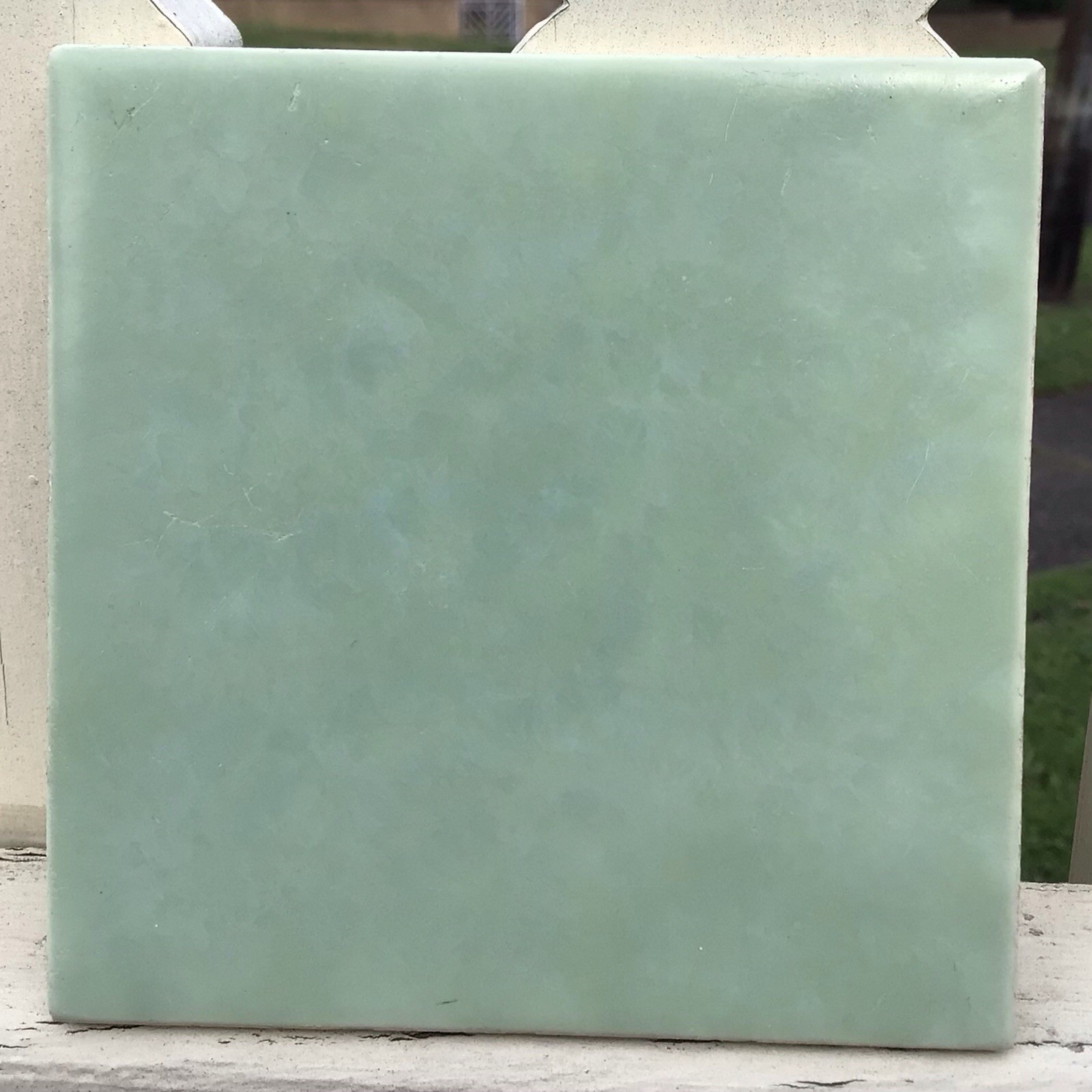 Vintage RICHARDS Green Tiles 4”x4” 101mm X101mm