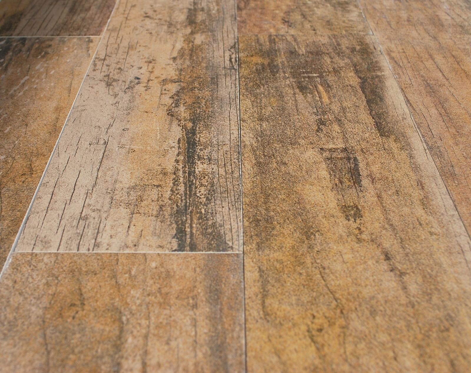 5×24 Rectified Wood-look Oak Porcelain Plank Field Tile Bath Floor (PER PIECE)