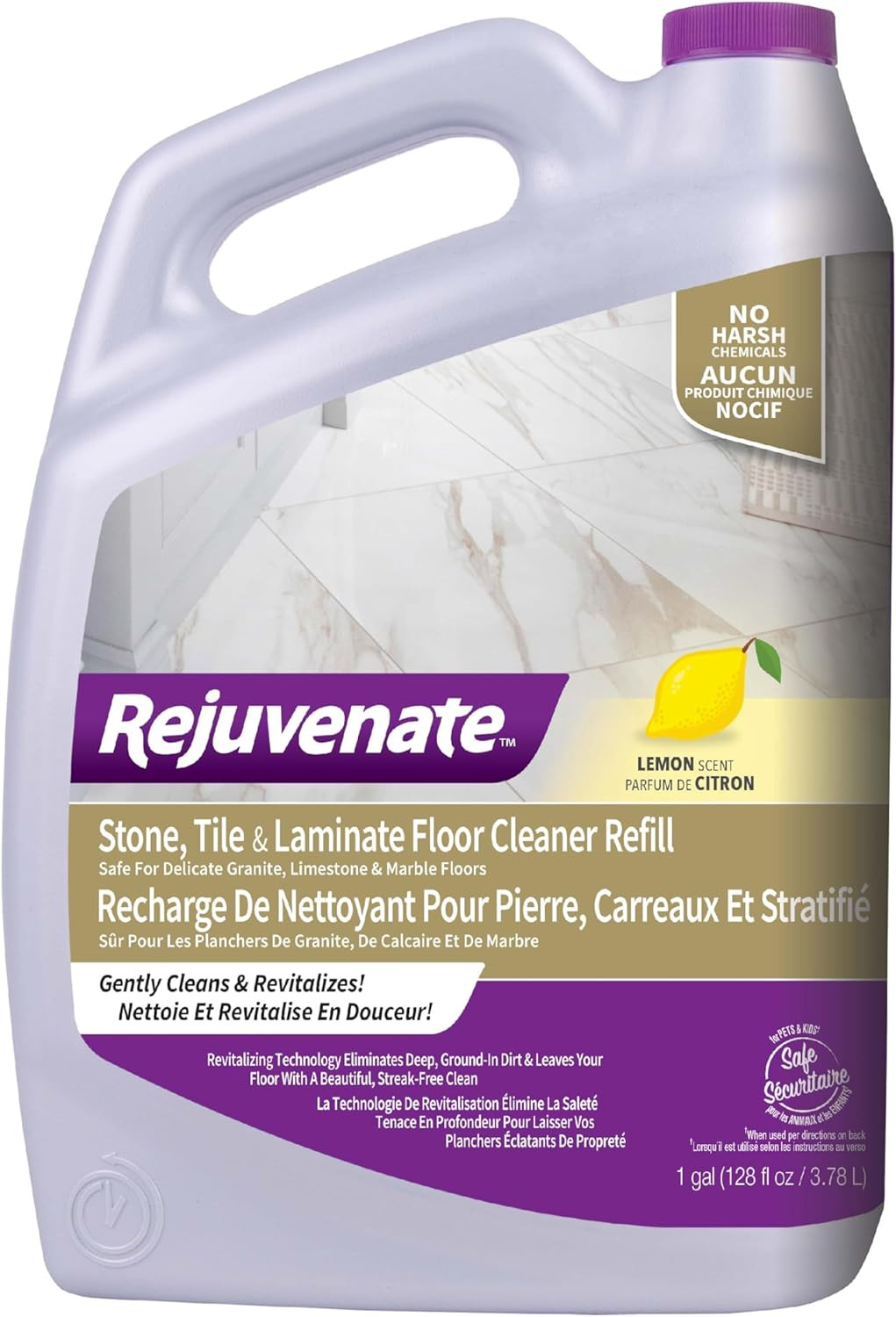 Stone, Tile & Laminate Floor Cleaner Gently Cleans and Revitalizes Delicate Gran