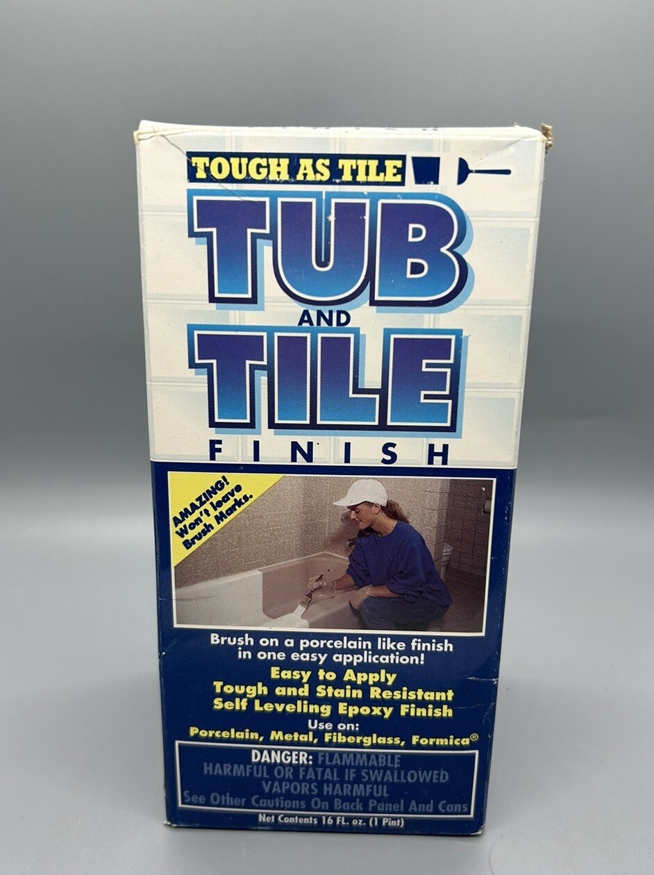 Tough As Tile Tub & Tile Finish 760 Gleaming White New in Box USA