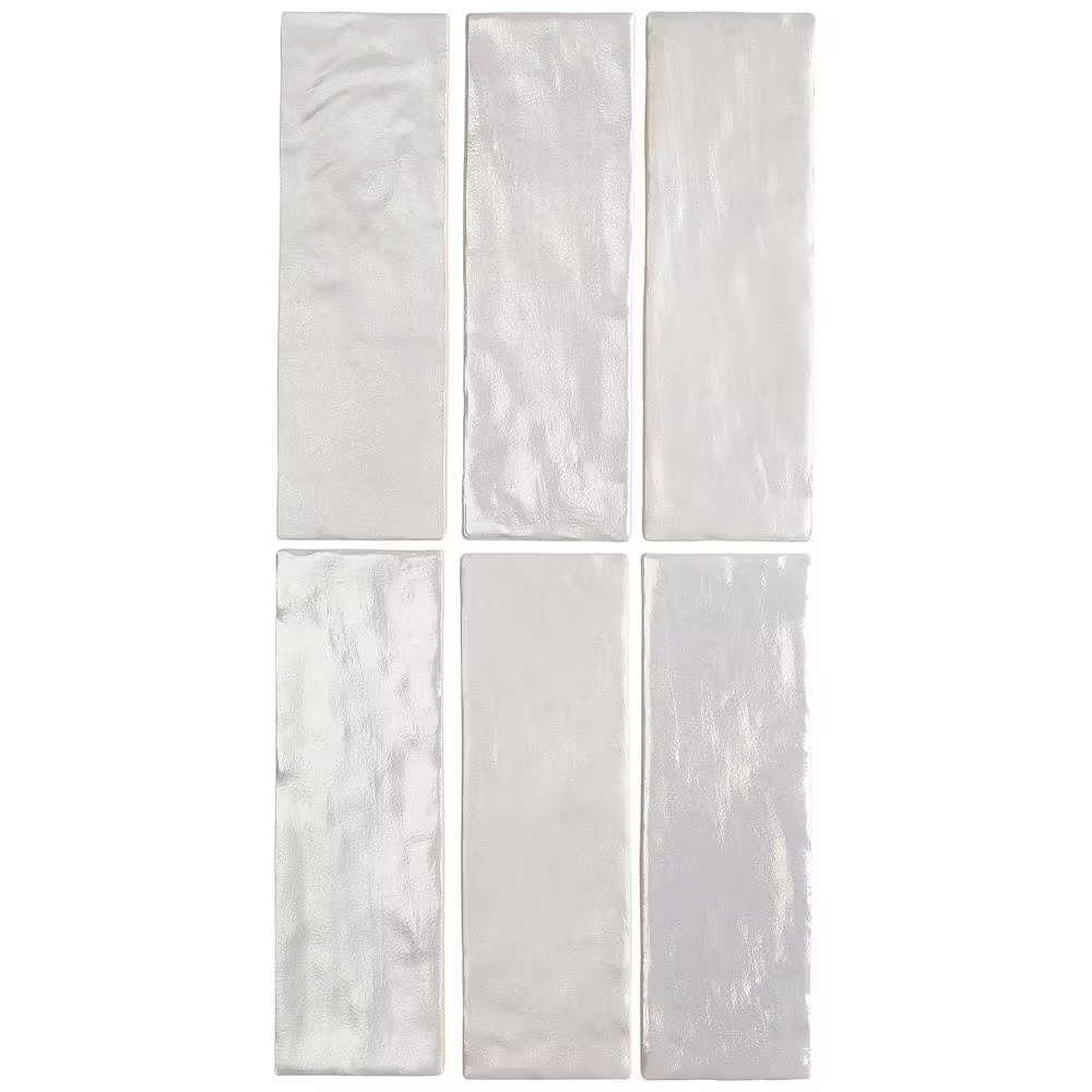 Amagansett Fog Gray 3 In. X 8 In. Mixed Finish Ceramic Subway Wall Tile (5.38 Sq