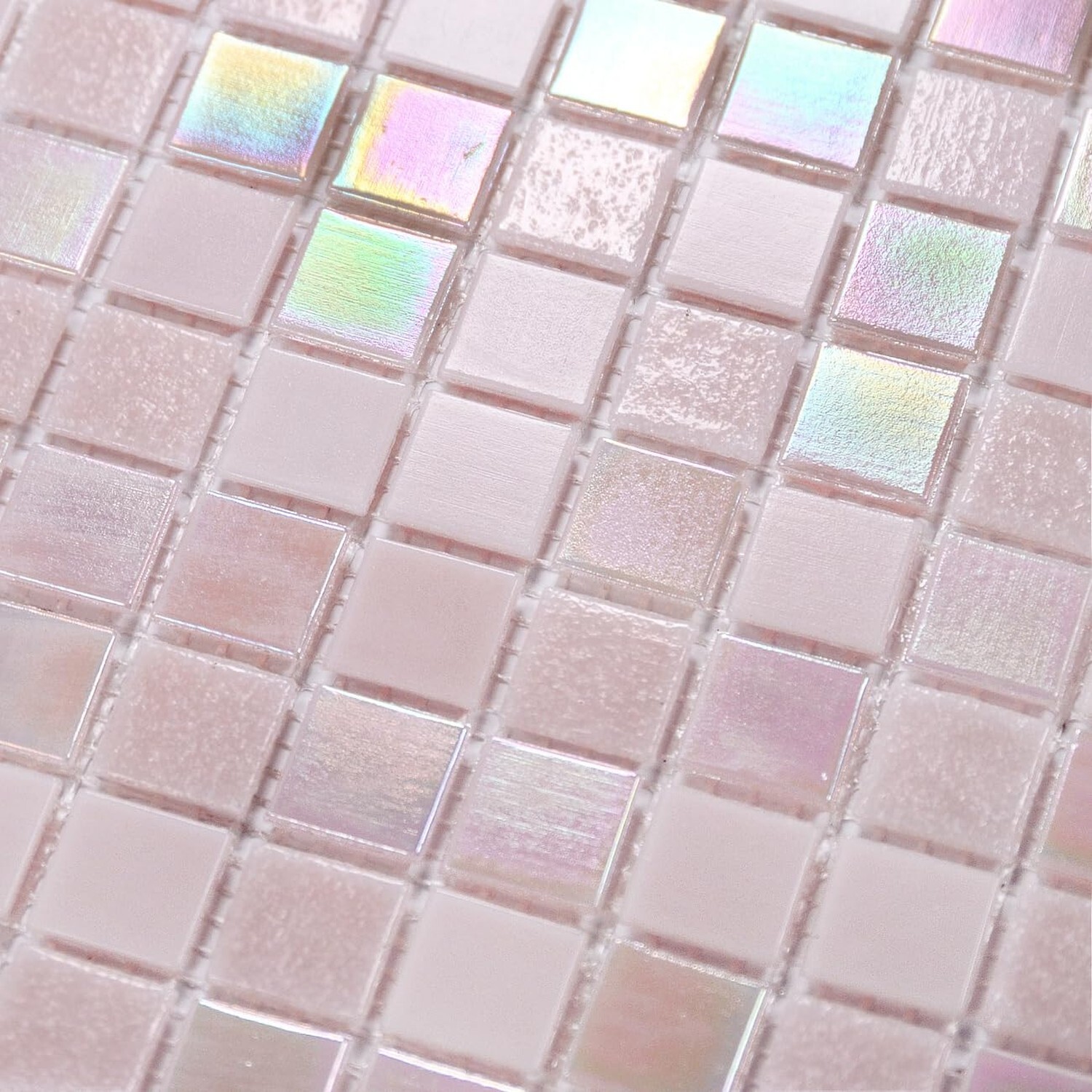 11.5sqft Pink Shower Tile, Swimming Pool Mosaic Tiles,Wall and Floor Tile for…